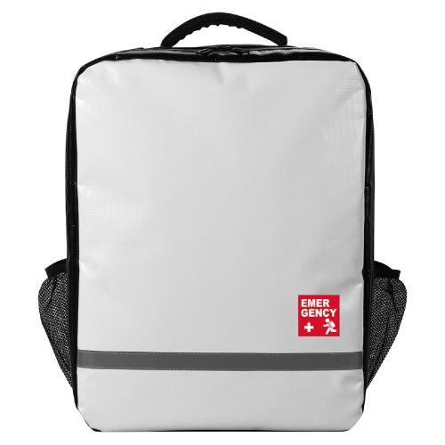 アーテック 防災リュック 白 印刷あり 52029 [防災用品][防災リュック・バッグ][防災][大容量][口広][リュック]