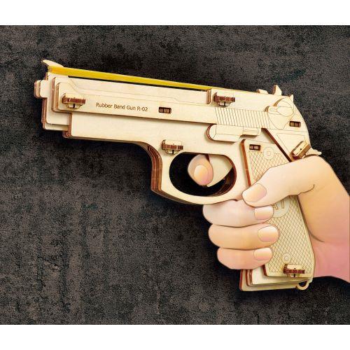 アーテック 木製9連式輪ゴム銃 58195 [サイエンスクラフト][木工作]