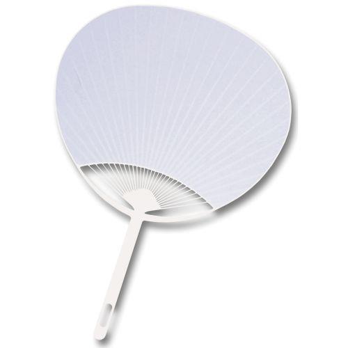 アーテック ポリ平柄うちわ 白貼り 71580 [イベント][春・夏]