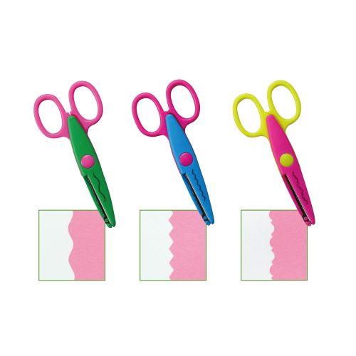 アーテック ジグザグはさみ 3本セット B 75063 [はさみ][ジグザク][デコレーション][工作][クラフトはさみ][文房具][文具][シンプル][景品][プレゼント]