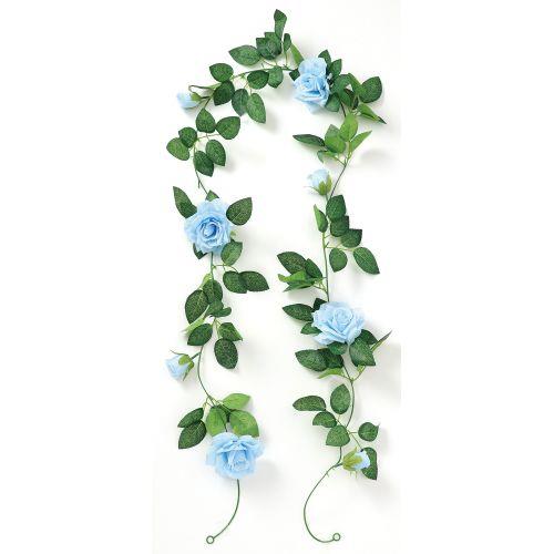 アーテック フェイクグリーン ガーランド バラ 青 75215 [ディスプレイ][展示][装飾][イベント][飾り][お祭り][デコレーション][造花][フェイクグリーン]