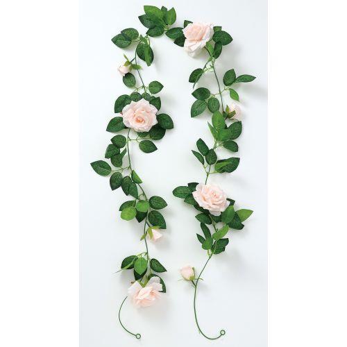 アーテック フェイクグリーン ガーランド バラ ピンク 75218 [ディスプレイ][展示][装飾][イベント][飾り][お祭り][デコレーション][造花][フェイクグリーン]