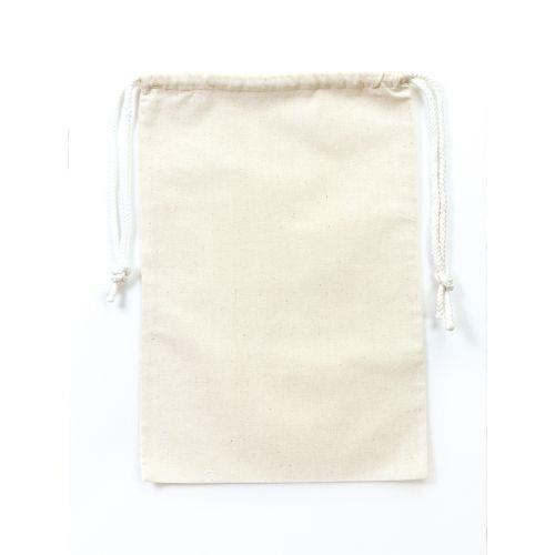 アーテック エコバッグ 巾着 大 76279 [エコバッグ][巾着][袋][ポーチ][生成][無地][クラフト][手芸][ステンシル][オリジナル][小物入れ]