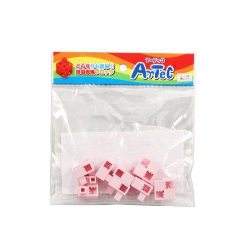 アーテック Artecブロック ハーフB 8p 薄ピンク 77777 [プログラミング][おもちゃ][玩具][知育][学習][室内][遊び][ブロック][部品][パズル][創造力][子ども]