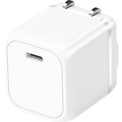フリーダム FUSB-ACG201CWH クラシックホワイト USB Power Delivery対応GaN 窒化ガリウム 20W AC充電器 Cx1ポート