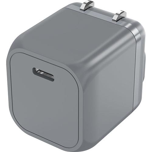 フリーダム FUSBA-CG201CAG アッシュグレー USB Power Delivery対応GaN 窒化ガリウム 20W AC充電器 Cx1ポート