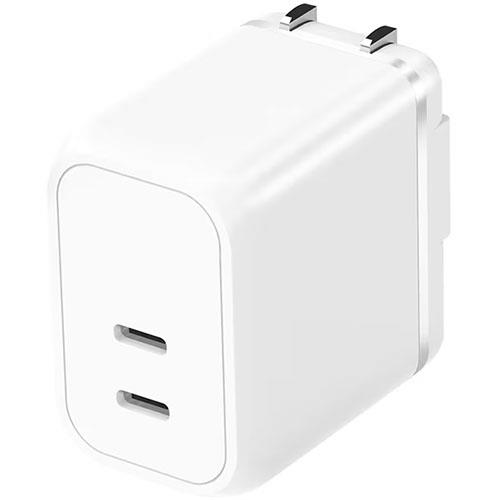 フリーダム FUSB-ACG452CW クラシックホワイト USB Power Delivery対応GaN 窒化ガリウム 45W AC充電器 Cx2ポート