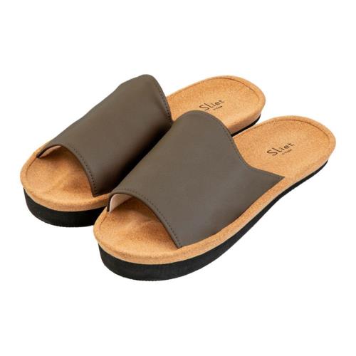 アルファックス(al-phax) スリッパ 体幹を整えるスリッパ スリエット Y-TYPE GR カーキ メンズ 体幹トレーニング サンダル ルームサンダル 25.0?27.0cm