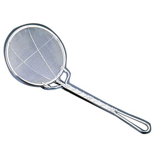 シンドー 18-8強力プレス 丸カス揚げ 荒目 16メッシュ 12cm