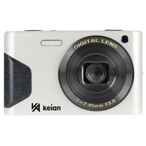 KEIAN(恵安) KDC800 WH ホワイト コンパクトデジタルカメラ 3000万画素 8倍デジタルズーム