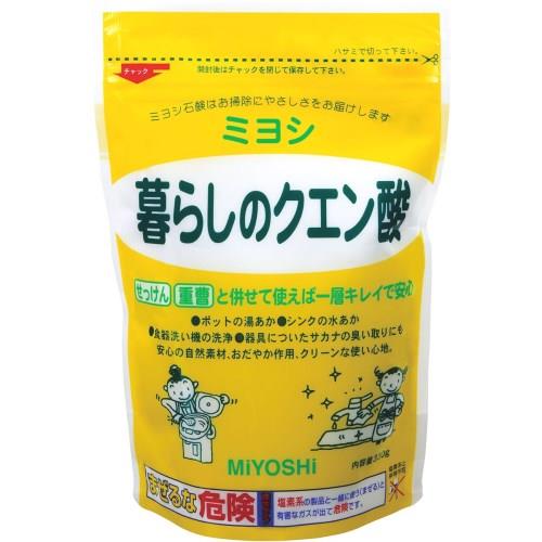 ミヨシ石鹸 暮らしのクエン酸 330g