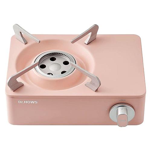ドクターハウス Dr.HOWS ドクターハウス トゥインクル ミニコンロ カセットコンロ ピンク ※カセットボンベは付属しません