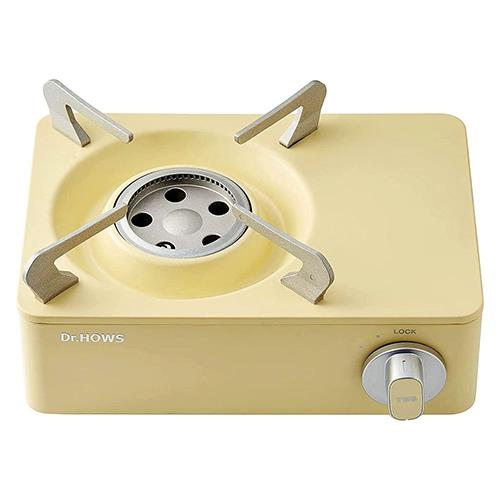 ドクターハウス Dr.HOWS ドクターハウス トゥインクル ミニコンロ カセットコンロ レモンイエロー ※カセットボンベは付属しません