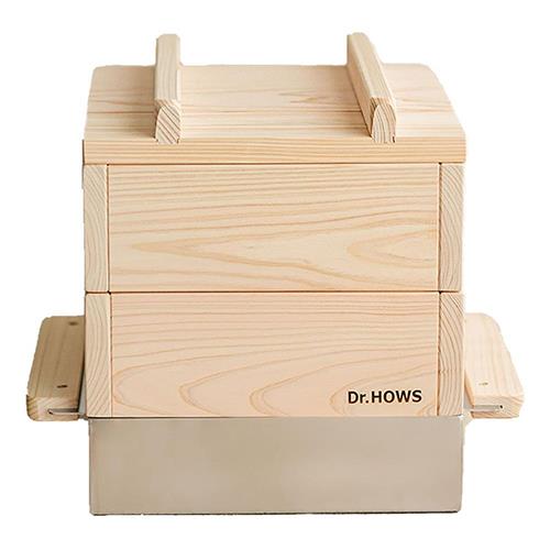 ドクターハウス Dr.HOWS ドクターハウス JADAM 国産ヒノキ蒸し器2段フルセット 26cm×26cm 直火・IH対応 スチーマー 蒸器 セイロ 国産桧