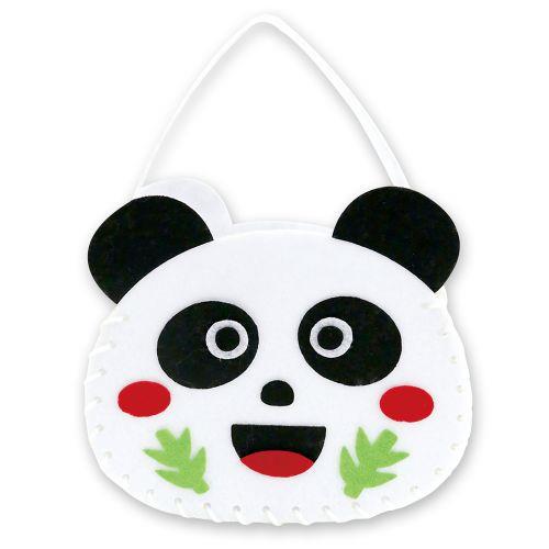 アーテック てづくりフェルトバッグ パンダ 58183 [家庭科][裁縫][こども][手芸][ものづくり][フェルトバッグ][パンダ][手作り][工作][景品][自由研究][猫熊]