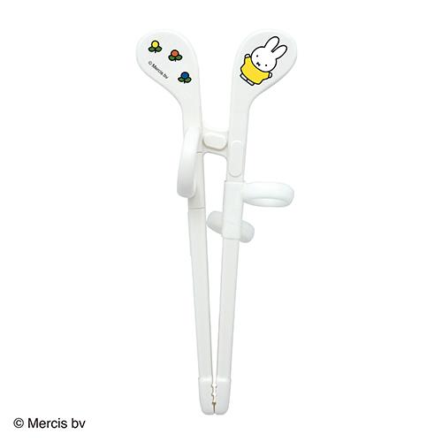 エジソン KJ1033010 ホワイト 1.5歳ごろ~ エジソンのお箸mini miffy 左手用