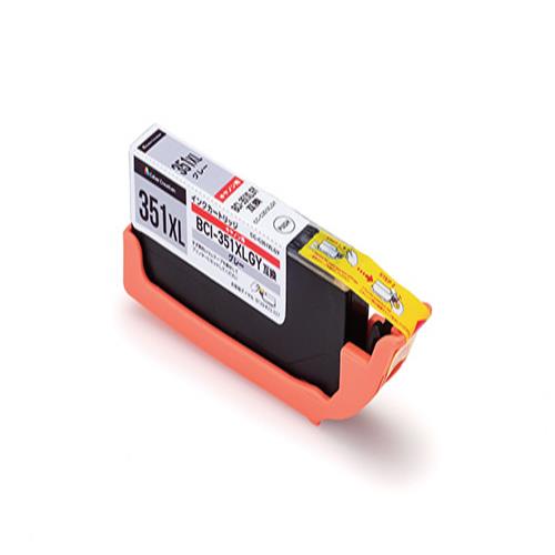 エレコム(ELECOM) CC-C351XLGRY グレー BCI-351XLGY互換インク カラークリエーション CANON用 大容量