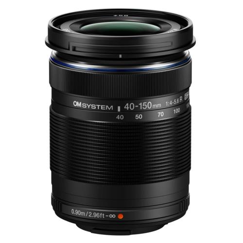 OM SYSTEM M.ZUIKO DIGITAL ED 40-150mm F4.0-5.6 R BLK ブラック マイクロフォーサーズマウント 望遠ズームレンズ