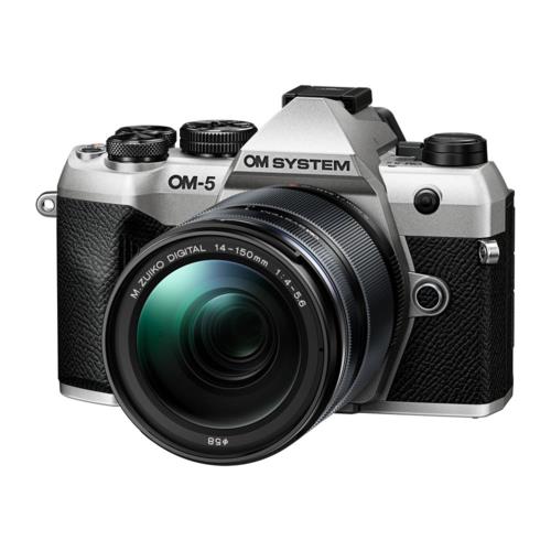 OM SYSTEM OM-5 Mark II SLV シルバー 14-150mm II レンズキット ミラーレスデジタル一眼カメラ IP53防水防塵対応