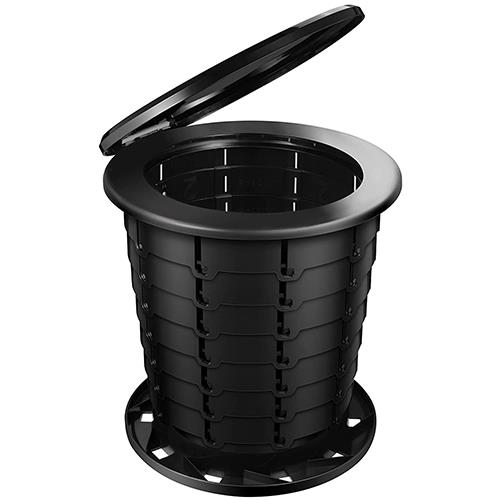 KEIYO(ケイヨー) AN-S137-BK ブラック どこでも安心安全トイレ