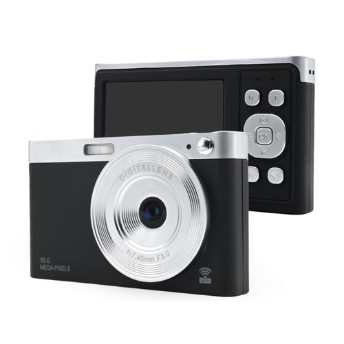 KEIYO(ケイヨー) AN-DC003BK マットブラック スマホと繋がる!WiFiレトロデジタルカメラ 800万画素