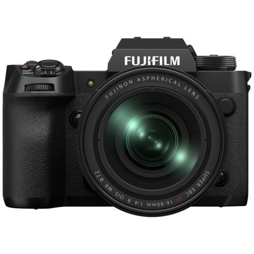【長期保証付】富士フイルム(FUJIFILM) X-H2 ブラック XF16-80mmF4 R OIS WRレンズキット ミラーレス一眼デジタルカメラ日英2加国語モデル X-H2LK1680JP