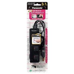 パナソニック(Panasonic) WHS2513BP ブラック ザ・タップZ 3個口 1m