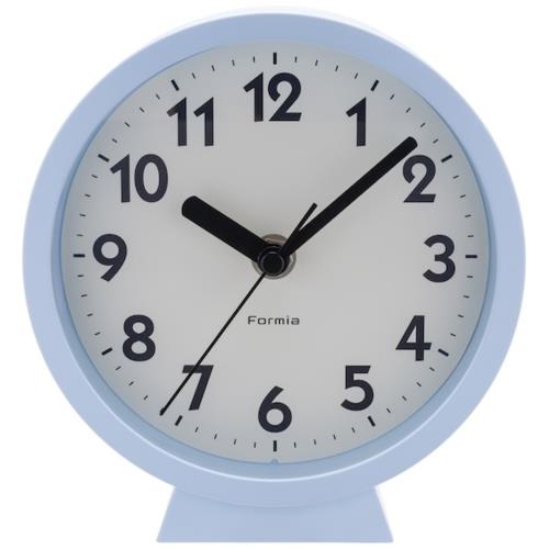 保土ヶ谷電子販売 HIC-005W-BU ブルー インテリアアナログ掛時計 置き掛け兼用 Formia フォルミア 連続秒針 ポップ