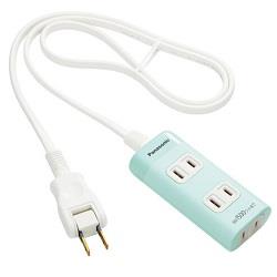 パナソニック(Panasonic) WHA2413GP グリーン ザ・タップQ 電源タップ 3個口 1m