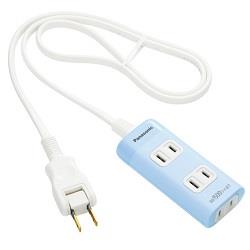 パナソニック(Panasonic) WHA2413LP ブルー ザ･タップQ 電源タップ 3個口 1m