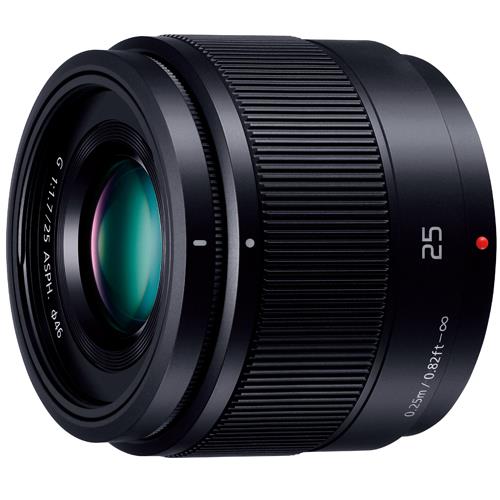 【長期保証付】パナソニック(Panasonic) LUMIX G 25mm/F1.7 ASPH. H-H025-K ブラック マイクロフォーサーズマウント 単焦点レンズ