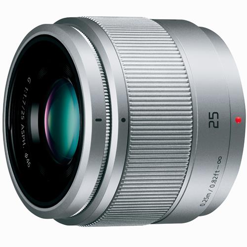 【長期保証付】パナソニック(Panasonic) LUMIX G 25mm/F1.7 ASPH. H-H025-S シルバー マイクロフォーサーズマウント 単焦点レンズ