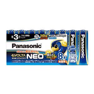 パナソニック(Panasonic) LR6NJ/8SW 乾電池エボルタネオ単3形8本パック