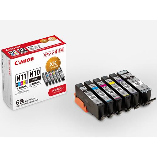 CANON(キヤノン) XKI-N11XL+N10XL/6MP 純正 インクタンク XKI-N11XL+XKI-N10XL 6色マルチパック 大容量