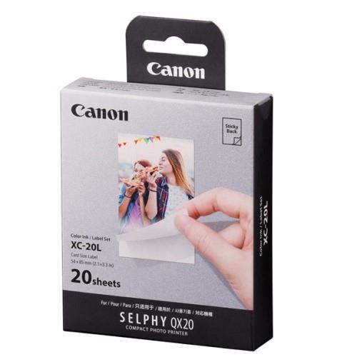 CANON(キヤノン) XC-20L カラーインク/ラベルセット カードサイズシール 20枚