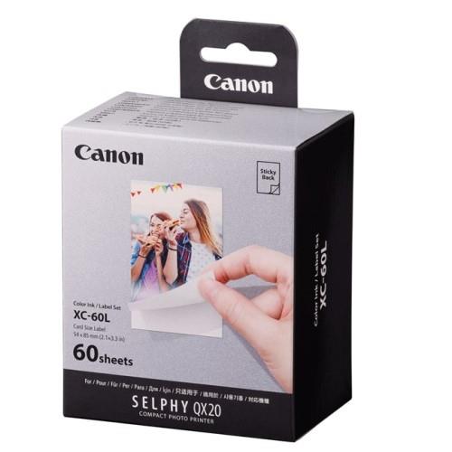CANON(キヤノン) XC-60L カラーインク/ラベルセット カードサイズシール 60枚