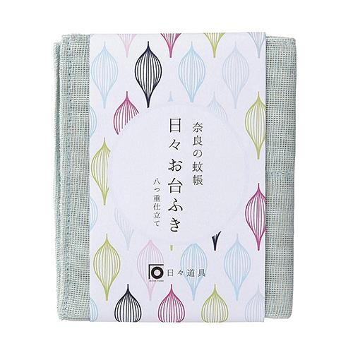 にちにち道具 日々お台ふき 水 29x25cm