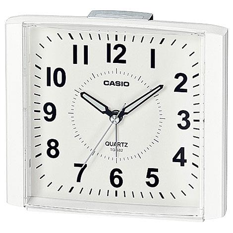 CASIO(カシオ) TQ-482-7JF パールホワイト 目覚まし時計