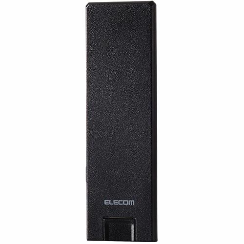 エレコム(ELECOM) WTC-1167US-B ブラック 超薄型11ac 2x2中継器