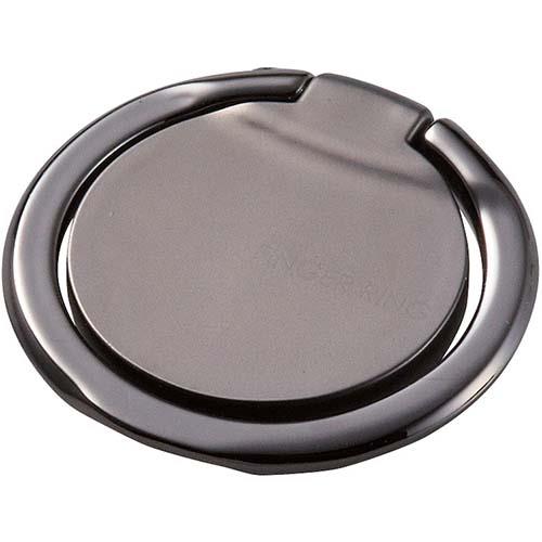 エレコム(ELECOM) P-STRSLBK ブラック スマートフォン用 フィンガーリング 薄型