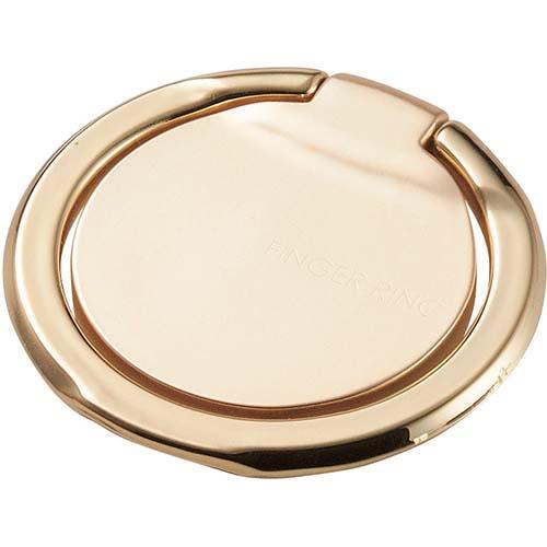 エレコム(ELECOM) P-STRSLGD ゴールド スマートフォン用 フィンガーリング 薄型