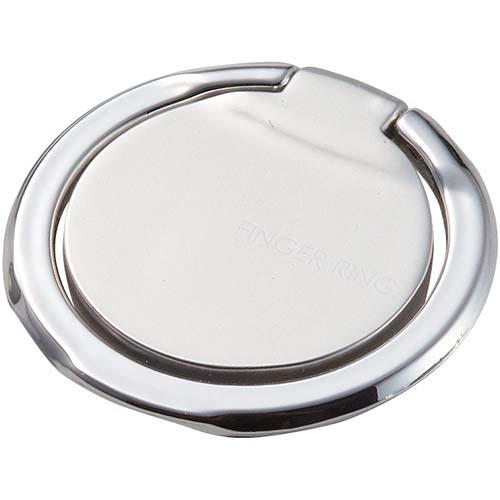 エレコム(ELECOM) P-STRSLSV シルバー スマートフォン用 フィンガーリング 薄型