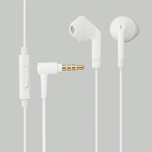 エレコム(ELECOM) EHP-MAWH ホワイト ステレオヘッドホン マイク付 M