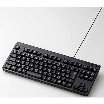 エレコム(ELECOM) TK-FCM103BK ブラック 有線キーボード 92キー 日本語配列