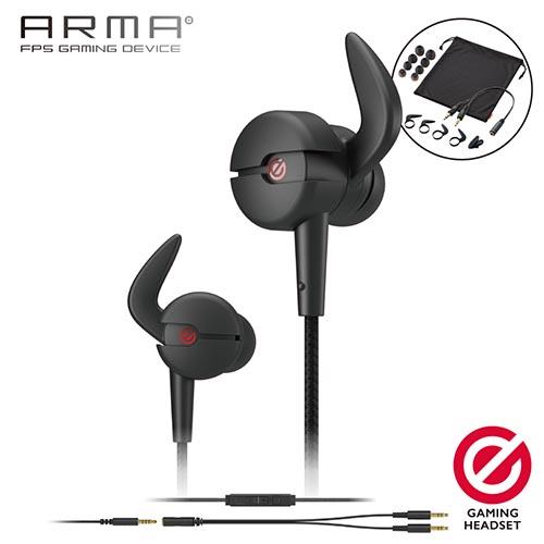 エレコム(ELECOM) HS-ARMA30EBK ブラック ゲーミングイヤホンマイク