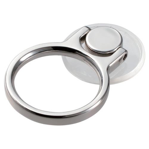 エレコム(ELECOM) P-STRBCRSV シルバー フィンガーリング スタンダード クリア