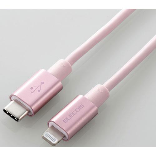 エレコム(ELECOM) MPA-CLPS10PN ピンク USB-C to Lightningケーブル 1m