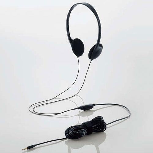 エレコム(ELECOM) EHP-TV11O5BK ブラック TV用ヘッドホン スタンダード オーバーヘッドタイプ