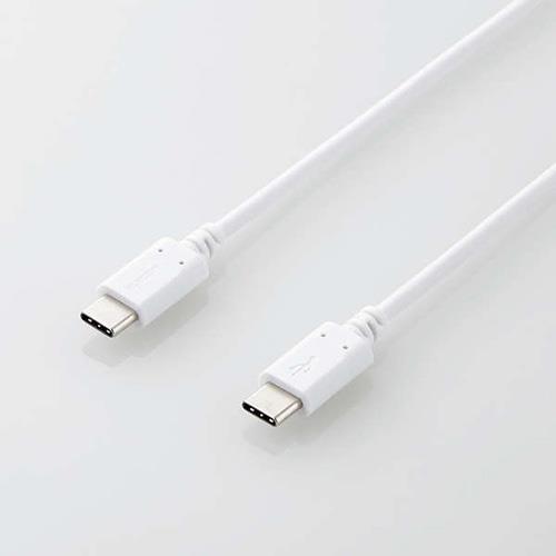エレコム(ELECOM) MPA-CC10PNWH ホワイト USB2.0ケーブル 1m
