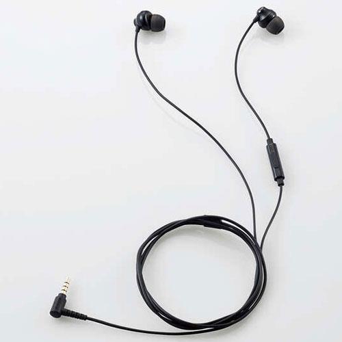 エレコム(ELECOM) EHP-F12CMBK ブラック マイク付きカナルイヤホン